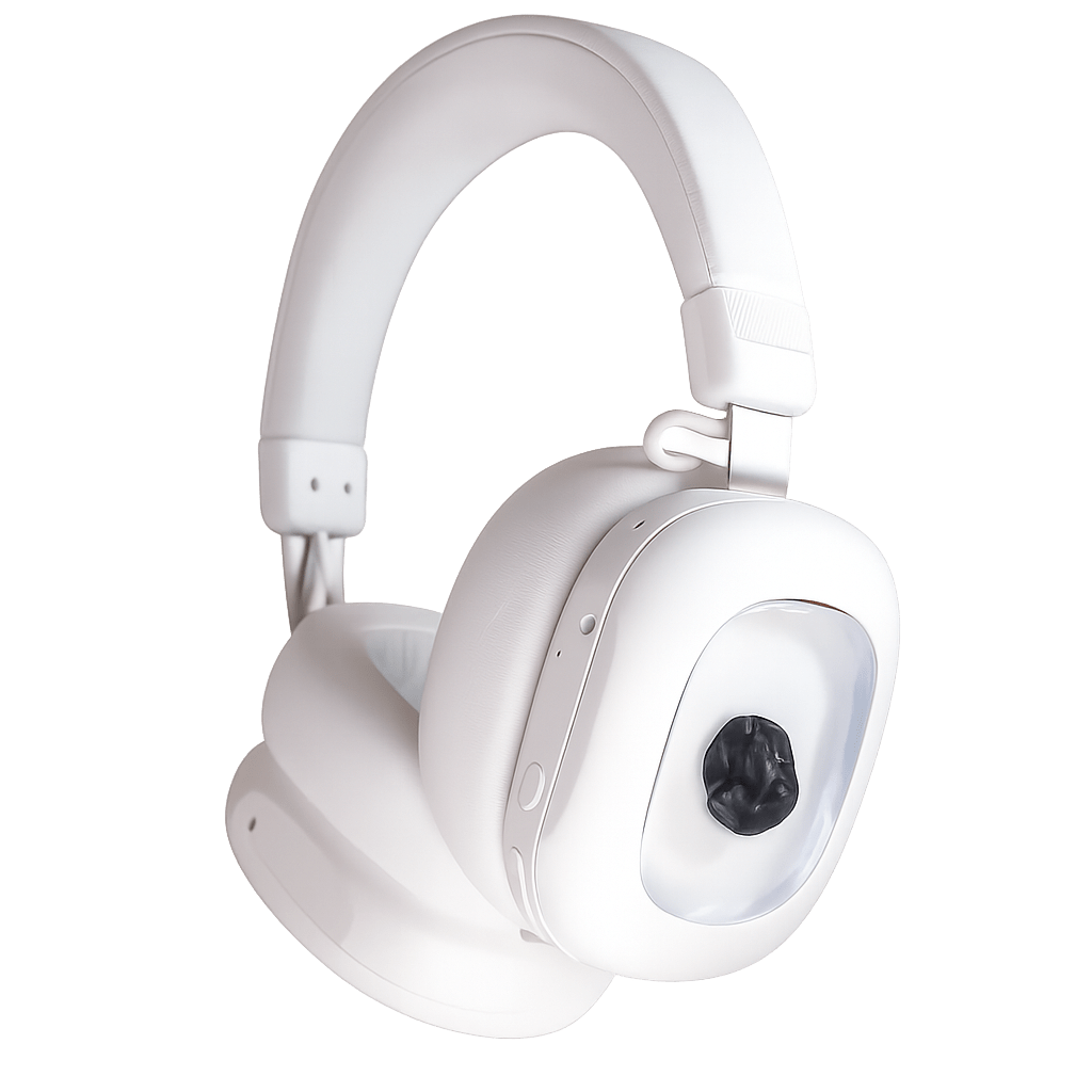 VoltaAudio Wireless Bluetooth Headphones with Dynamic Ferrofluid Display, Hi-Fi Stereo Sound & LED Music Reactive Technology - Image 1