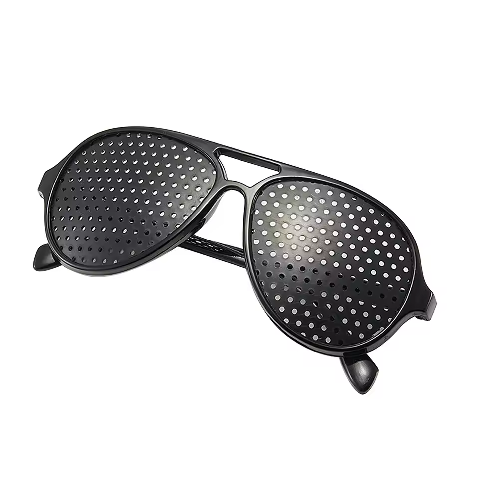 Premium Pinhole Glasses for Eye Strain Relief – Anti-Fatigue Vision Care Glasses with Stenopeic Pinhole Technology for Eye Protection & Focus Improvement - Image 2