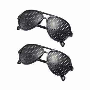 Premium Pinhole Glasses for Eye Strain Relief – Anti-Fatigue Vision Care Glasses with Stenopeic Pinhole Technology for Eye Protection & Focus Improvement - Image 3