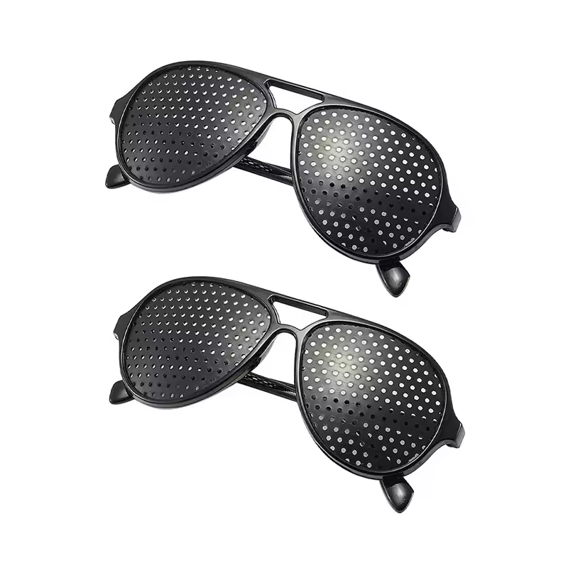 Premium Pinhole Glasses for Eye Strain Relief – Anti-Fatigue Vision Care Glasses with Stenopeic Pinhole Technology for Eye Protection & Focus Improvement - Image 3