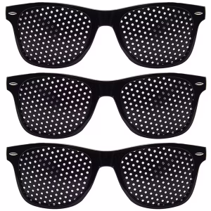 Premium Pinhole Glasses for Eye Strain Relief – Anti-Fatigue Vision Care Glasses with Stenopeic Pinhole Technology for Eye Protection & Focus Improvement - Image 6