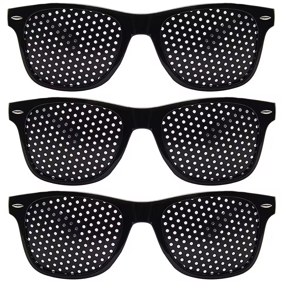 Premium Pinhole Glasses for Eye Strain Relief – Anti-Fatigue Vision Care Glasses with Stenopeic Pinhole Technology for Eye Protection & Focus Improvement - Image 6