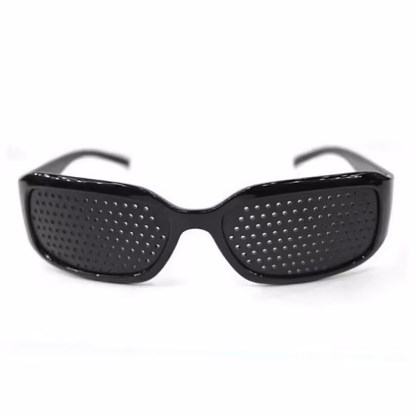 Premium Pinhole Glasses for Eye Strain Relief – Anti-Fatigue Vision Care Glasses with Stenopeic Pinhole Technology for Eye Protection & Focus Improvement