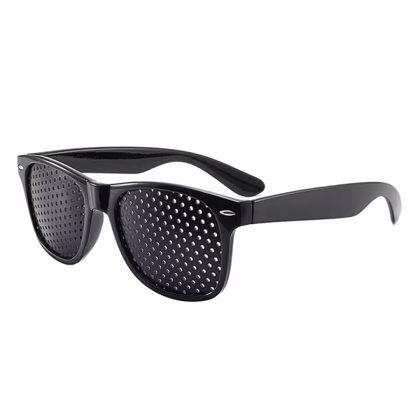 Premium Pinhole Glasses for Eye Strain Relief – Anti-Fatigue Vision Care Glasses with Stenopeic Pinhole Technology for Eye Protection & Focus Improvement
