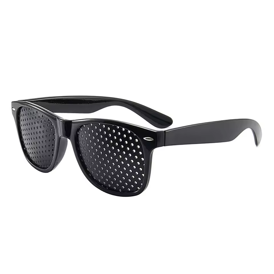 Premium Pinhole Glasses for Eye Strain Relief – Anti-Fatigue Vision Care Glasses with Stenopeic Pinhole Technology for Eye Protection & Focus Improvement - Image 1