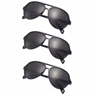 Premium Pinhole Glasses for Eye Strain Relief – Anti-Fatigue Vision Care Glasses with Stenopeic Pinhole Technology for Eye Protection & Focus Improvement - Image 4