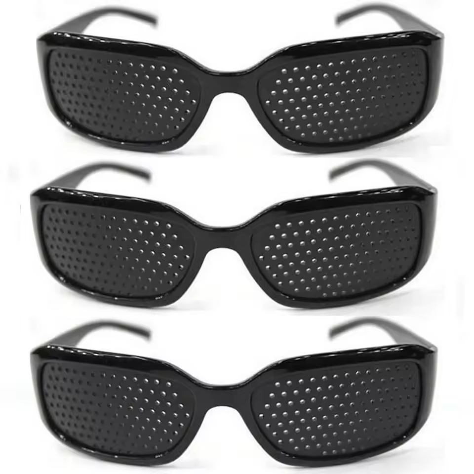 Premium Pinhole Glasses for Eye Strain Relief – Anti-Fatigue Vision Care Glasses with Stenopeic Pinhole Technology for Eye Protection & Focus Improvement - Image 9