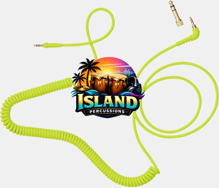 AIAIAI C18 Coiled Neon Cable (with Adapter)
