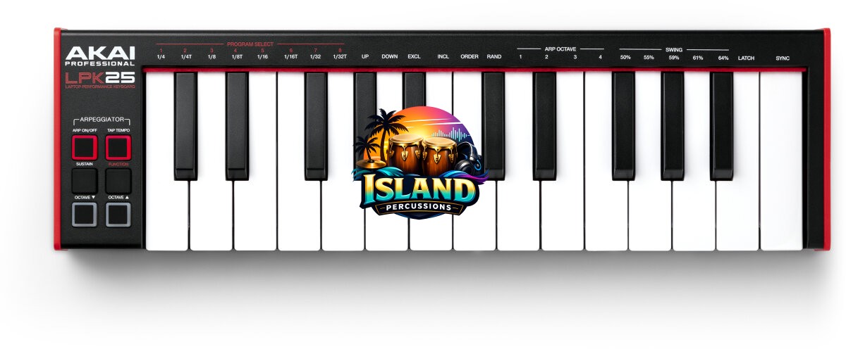 Akai LPK25 MK2 USB MIDI Laptop Performance Keyboard