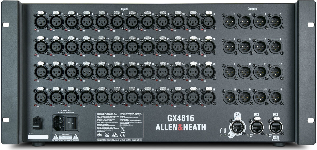 Allen and Heath AH-GX4816 48x16 Stagebox