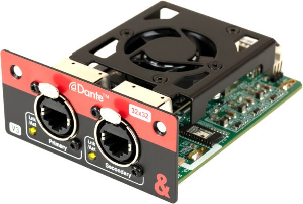 Allen and Heath SQ Dante 32x32 Network Card for SQ Mixers and AHM Processors