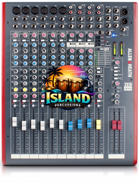 Allen and Heath ZED-12FX 12-Channel Mixer with USB Interface
