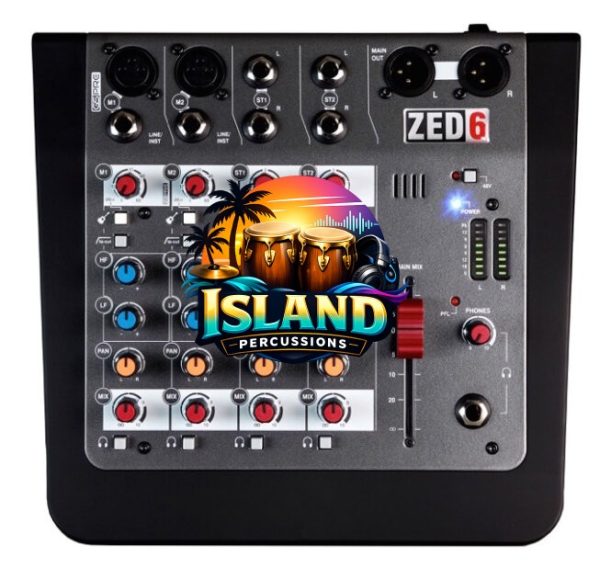 Allen and Heath Zed-6 Compact Mixer, 6-Channel