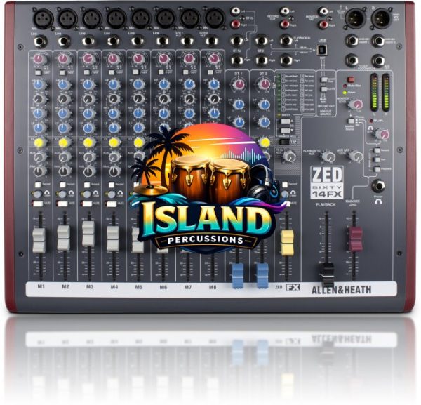 Allen and Heath ZED SIXTY-14FX Compact USB Mixer, 14-Channel