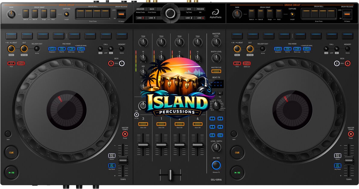 AlphaTheta DDJ-GRV6 DJ Controller