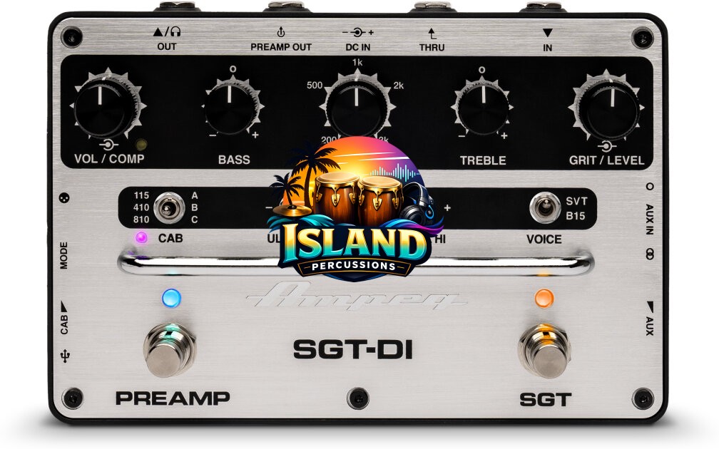 Ampeg SGT-DI Dual-Voice Preamp Compressor and DI Pedal