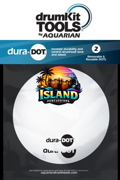 Aquarian Dura-Dot Reusable Tone Modifier Drumhead