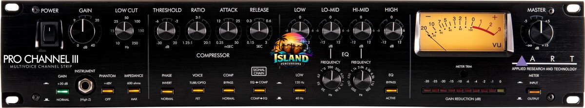 ART Pro Channel III Multi-Voice Channel Strip Microphone Preamp