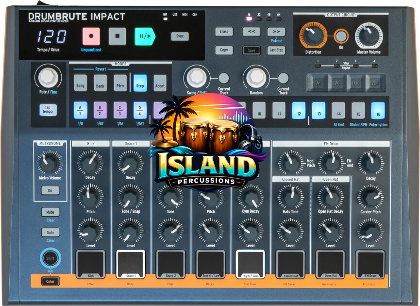 Arturia DrumBrute Impact Drum Machine