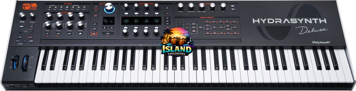 ASM Ashun Sound Machines Hydrasynth Deluxe Keyboard Synthesizer, 73-Key