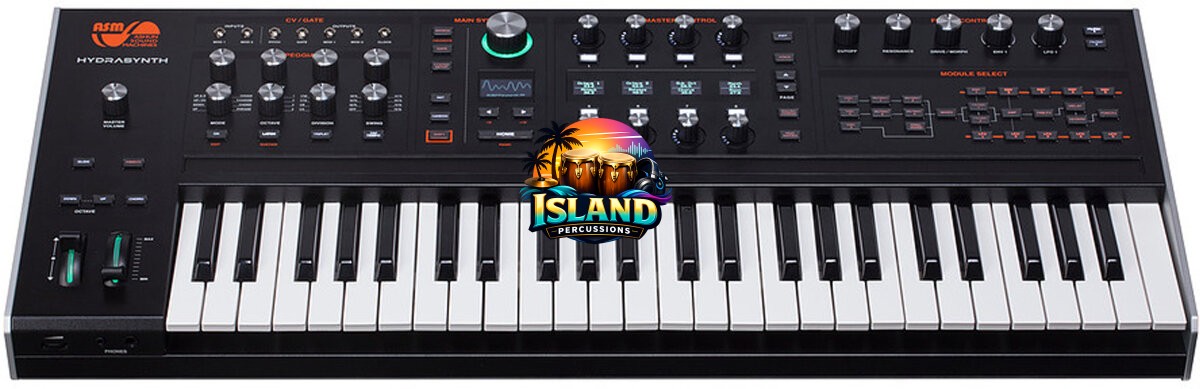 ASM Ashun Sound Machines Hydrasynth Keyboard Synthesizer, 49-Key
