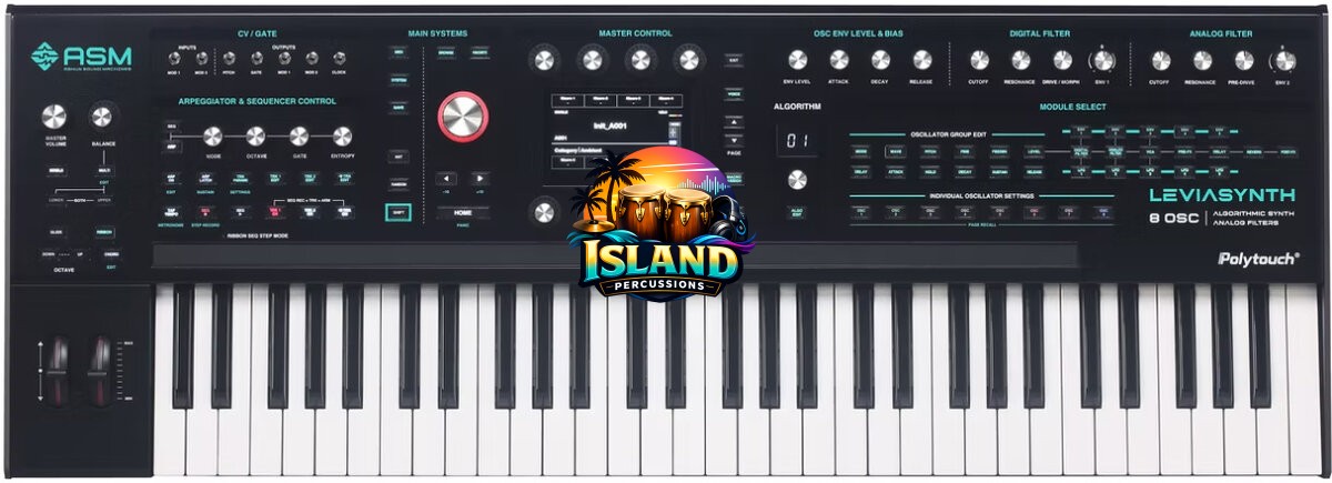 ASM Ashun Sound Machines Leviasynth Keyboard Synthesizer, 61-Key