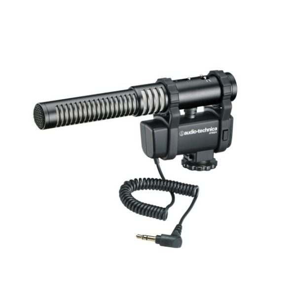 Audio-Technica AT8024 Mono/Stereo Camera Mount Microphone