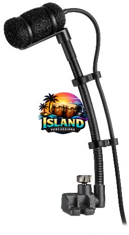 Audio-Technica ATM350S Cardioid Condenser Instrument Microphone with Surface Mounting System