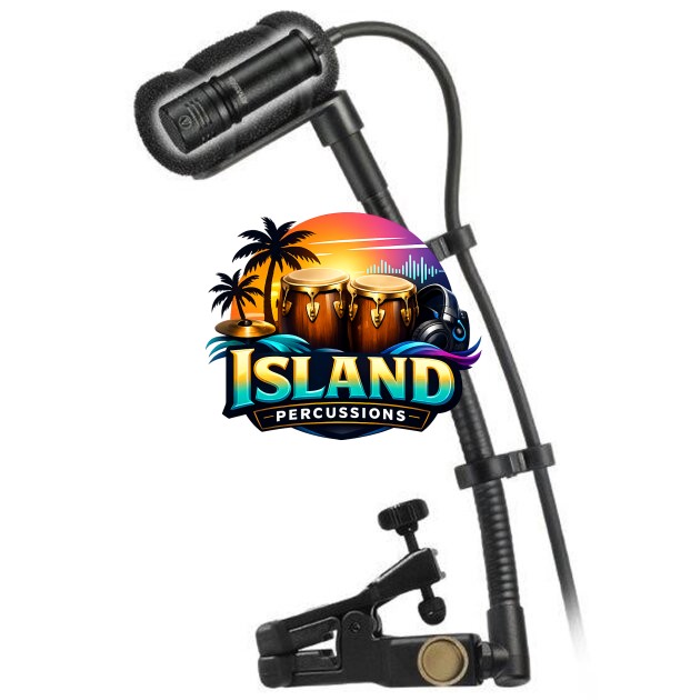 Audio-Technica ATM350U Cardioid Condenser Instrument Microphone with Universal Clip-on Mounting System