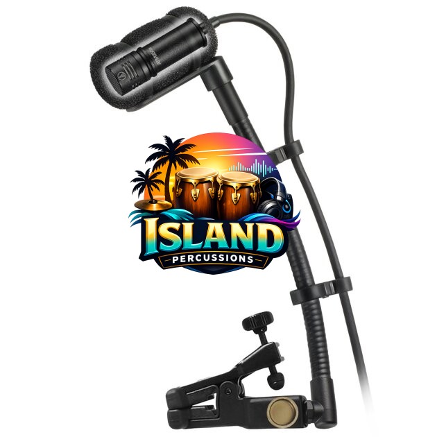Audio-Technica ATM350UcW Cardioid Condenser Instrument Microphone for UniPak/cW-Style Bodypack Transmitters