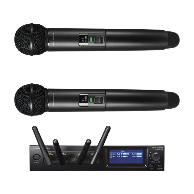 Audio-Technica ATW-1422 System 20 PRO Dual Wireless Handheld Microphone System