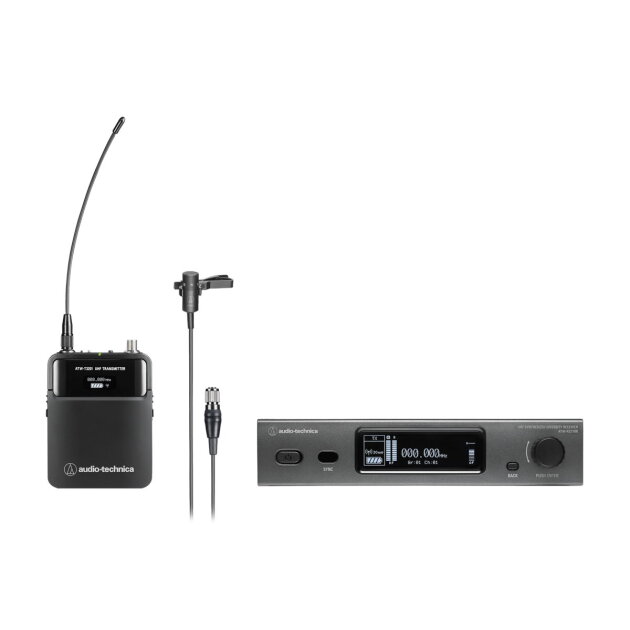 Audio-Technica ATW-3211N831 3000 Series Wireless Lavalier Microphone System (Network-Enabled)