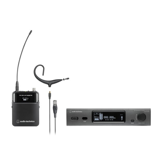 Audio-Technica ATW-3211N893X 3000 Series Wireless Headworn Microphone System (Network-Enabled)
