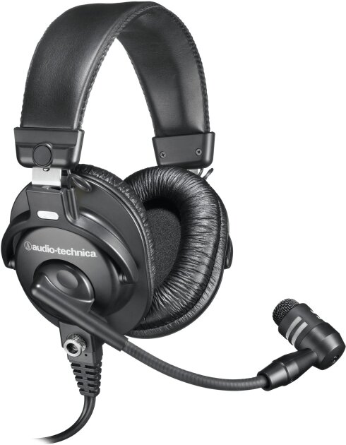 Audio-Technica BPHS1-XF4 Broadcast Stereo Headset with Dynamic Microphone and 4-pin XLRF-Type Connector