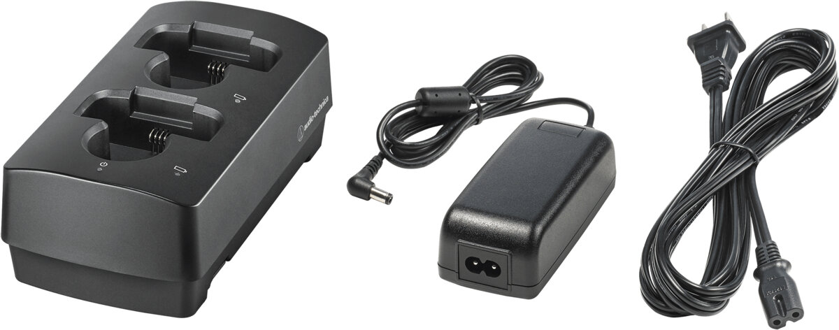 Audio-Technica Networked Two-Bay Charging Station for 3000 Series