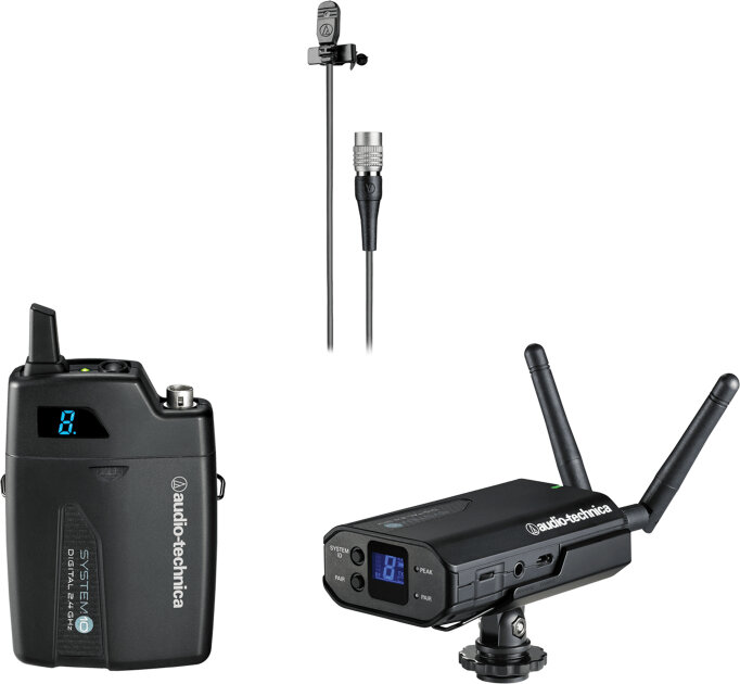 Audio-Technica System 10 ATW-1701/L Camera-Mount Wireless Lavalier Microphone System
