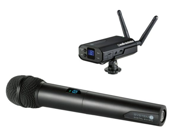 Audio-Technica System 10 ATW-1702 Camera-Mount Wireless Handheld Microphone System