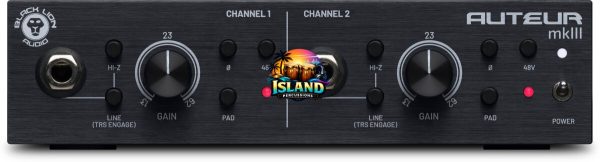Black Lion Audio Auteur MKIII 2-Channel Microphone Preamplifier