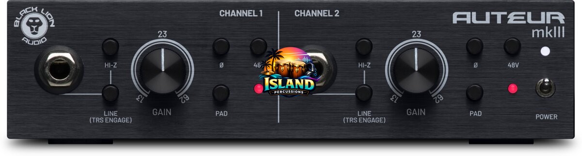 Black Lion Audio Auteur MKIII 2-Channel Microphone Preamplifier