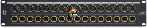 Black Lion Audio PBR XLR 32 DSub 32-Point XLR to DB25 Patch Bay