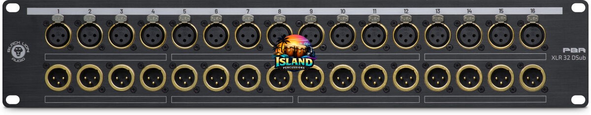 Black Lion Audio PBR XLR 32 DSub 32-Point XLR to DB25 Patch Bay