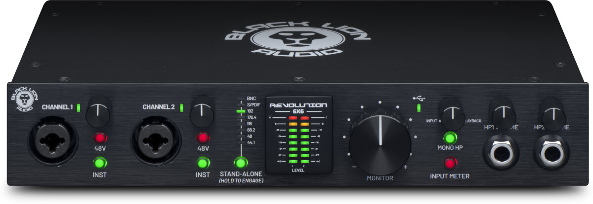 Black Lion Audio Revolution 6X6 USB Audio Interface