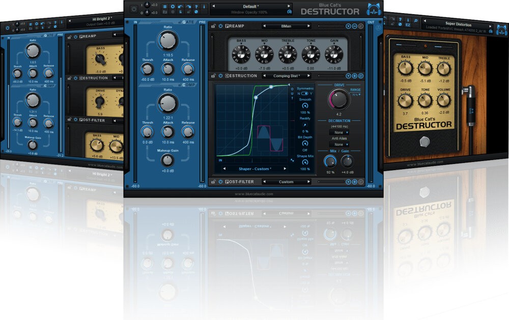 Blue Cat Audio Destructor Distortion Audio Plug-in