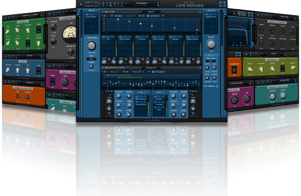 Blue Cat Audio Late Replies Audio Plug-in Software