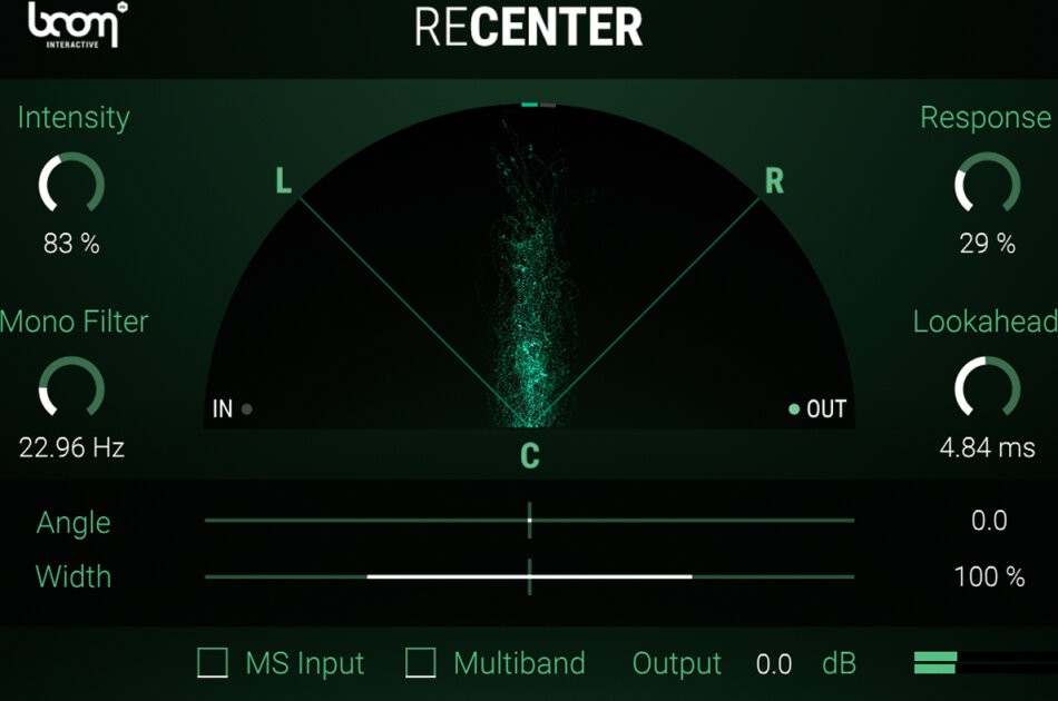 BOOM Library ReCenter Audio Plug-in