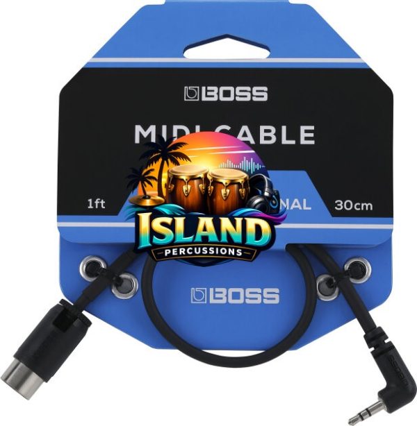 Boss BMIDI-1-35 3.5mm TRS to MIDI Cable