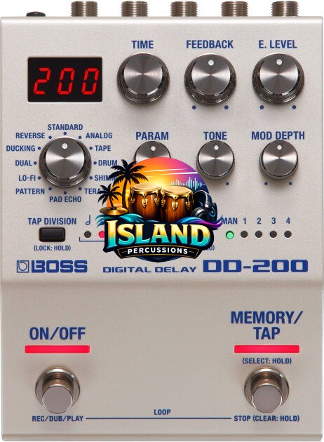 Boss DD-200 Digital Delay Pedal