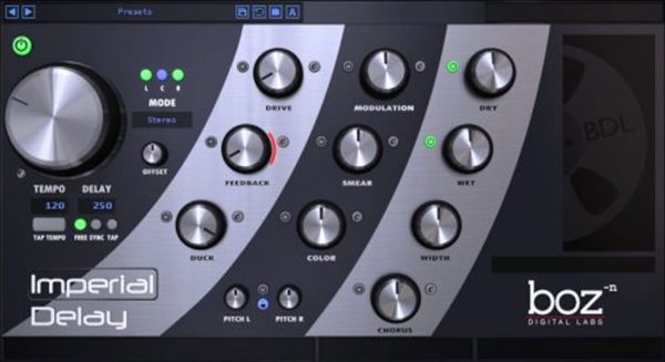 Boz Digital Imperial Delay Audio Plug-in
