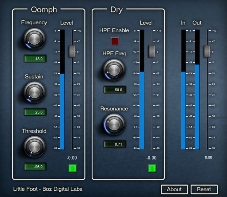 Boz Digital Little Foot Audio Plug-in Software