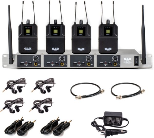 CAD Audio GXLIEM4 Quad-Channel UHF Wireless IEM System